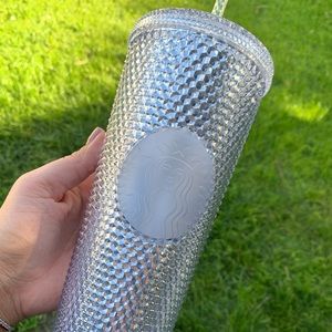 Starbucks studded cup /tumbler - silver brand new 2019 Xmas collection
